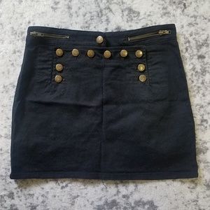 Betsey Johnson black mini skirt